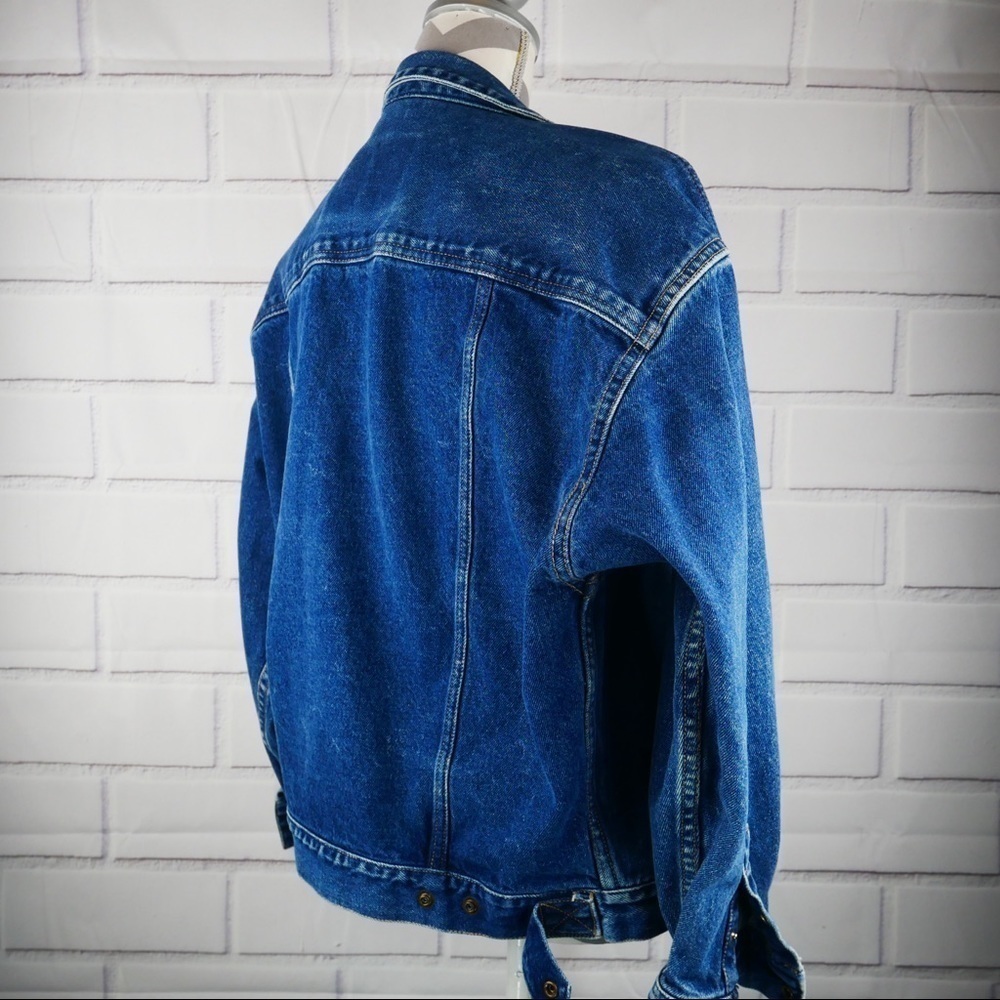 Vintage Calvin Klein L blue Jean jacket - Picture 5 of 9
